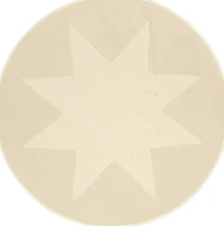 Ferm Living Juletekstiler<Vela Star Christmas Tree Blanket - Natural