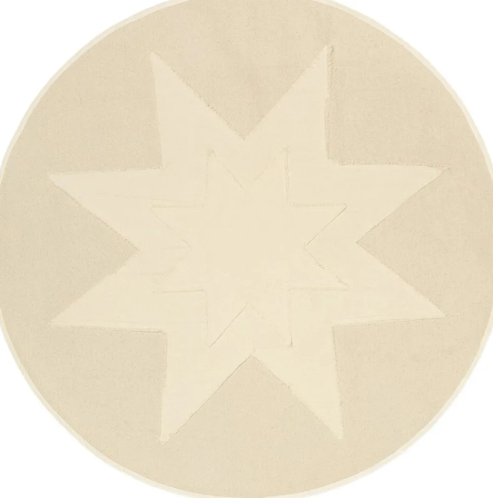 Ferm Living Juletekstiler<Vela Star Christmas Tree Blanket - Natural