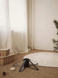 Ferm Living Juletekstiler<Vela Star Christmas Tree Blanket - Natural