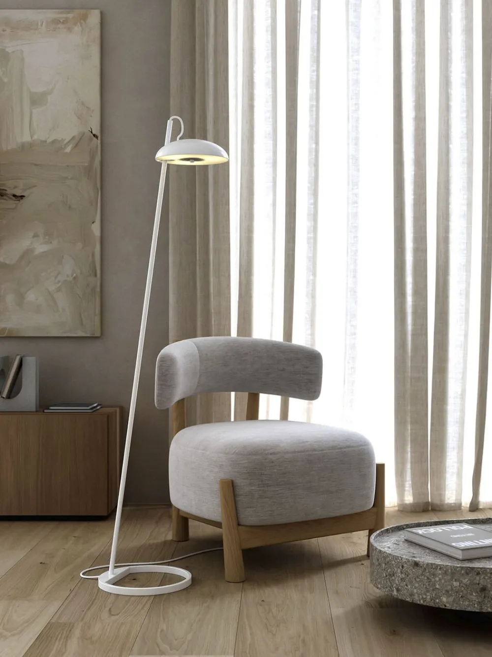 DFTP Gulvlamper<Versale | Gulvlampe | Hvid