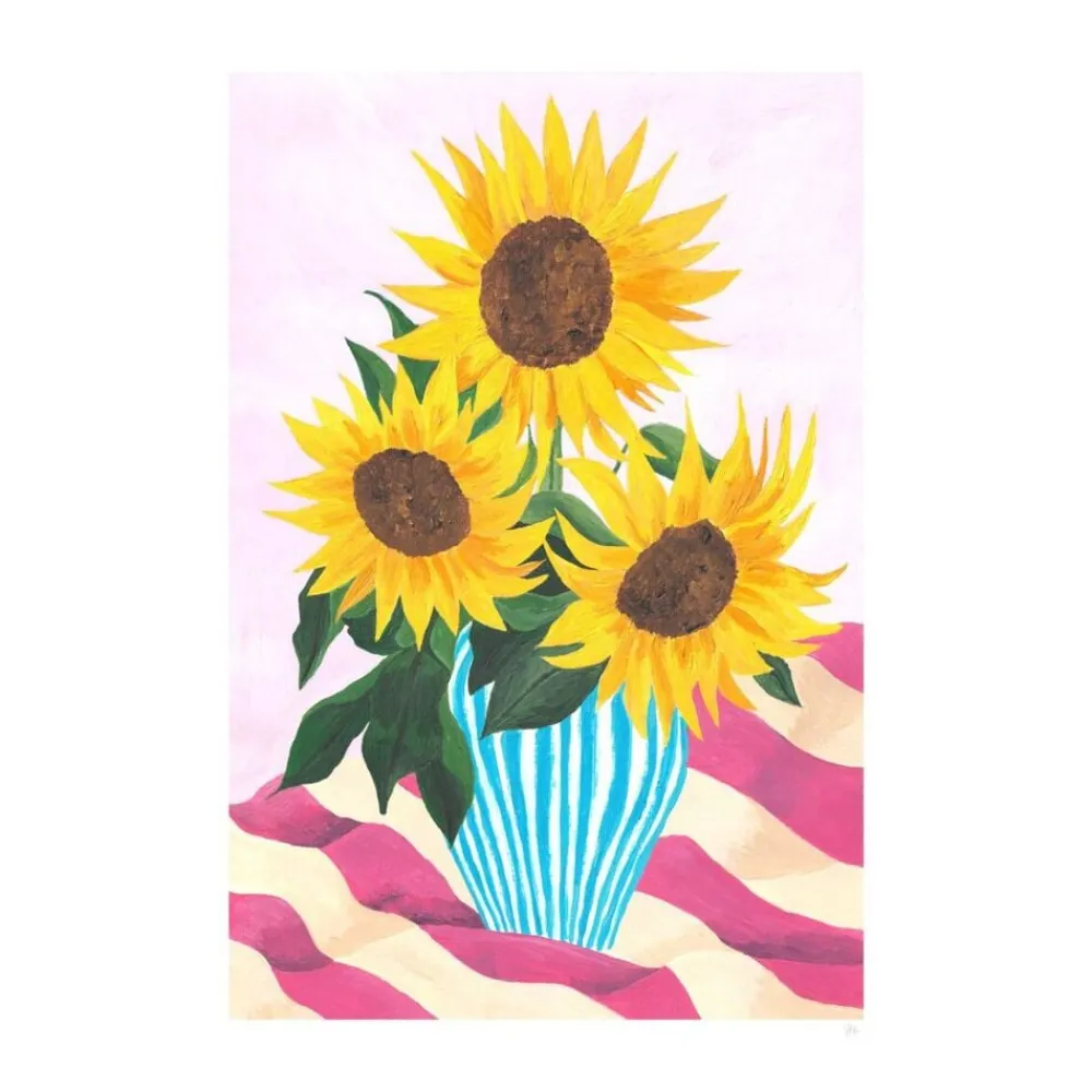 Poster & Frame Plakater & Rammer<VIOLETS PRINT HOUSE - Sunflowers Flerfarvet