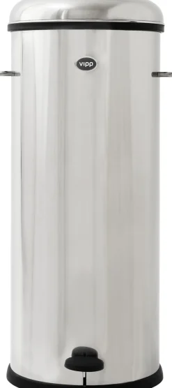 Vipp Skraldespande|Badeværelsestilbehør<17 bin, stainless steel