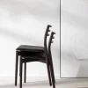 Vipp Møbler<481 Cabin chair, Dark oak w/black leather