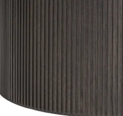 Vipp Møbler<494 Cabin round Ø130 L. Beige marble, Dark oak