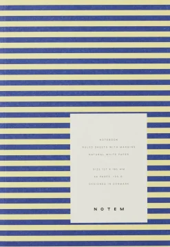 Notem Kontorartikler<VITA Softcover Notebook - Small, Blue and Yellow