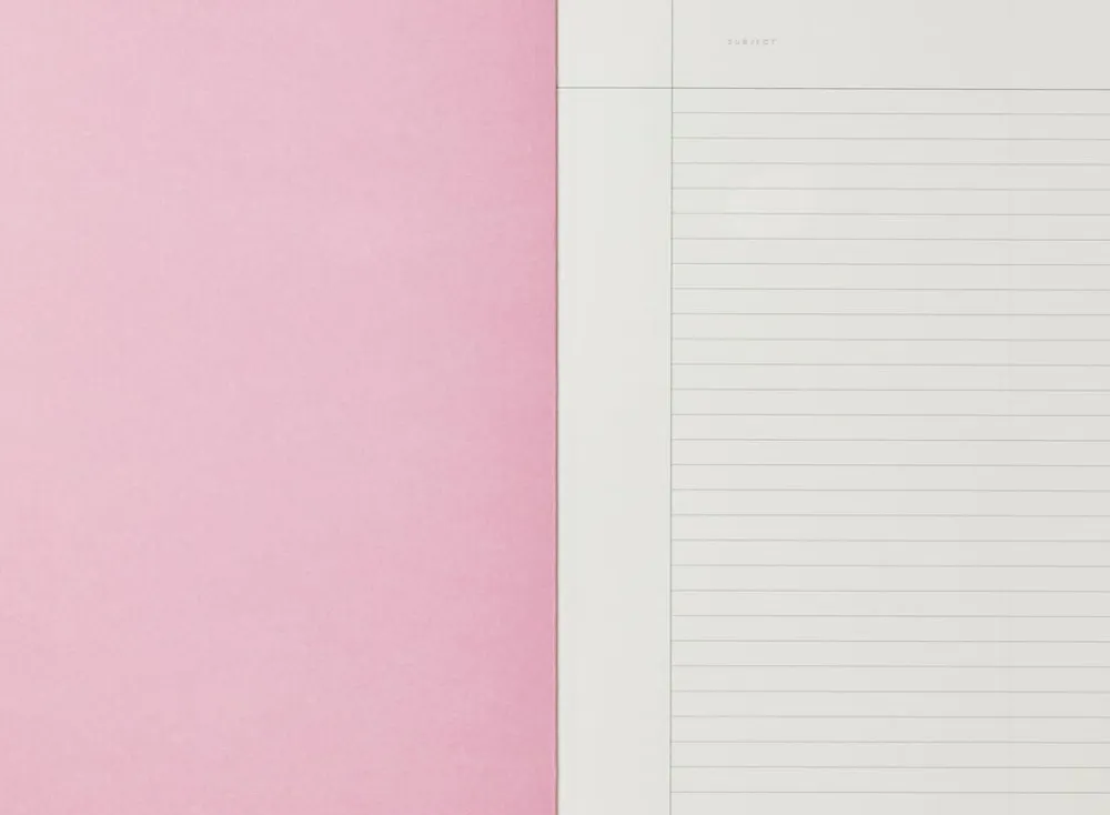 Notem Kontorartikler<VITA Softcover Notebook - Medium, Orange Grid