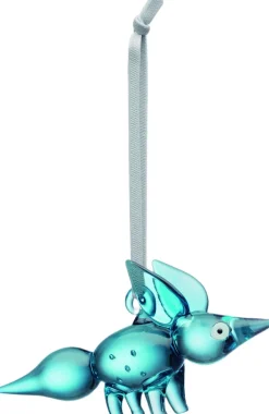 Iittala Figurer & Skulpturer|Juletræspynt<Vulpes orament stående 115mm blå