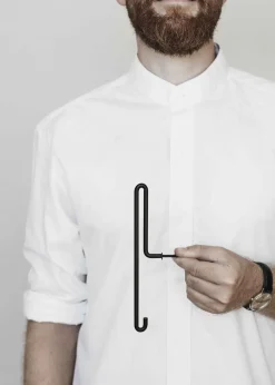 Moebe Knager & Knagerækker<Wall Hook Large Black