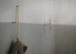 Moebe Knager & Knagerækker<Wall Hook, Matt Gold, Small x2