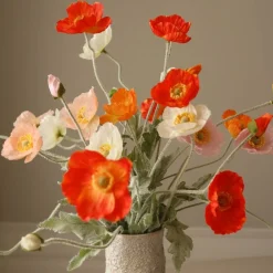 Botané Kunstige Blomster & Træer<Wild Poppy Dance