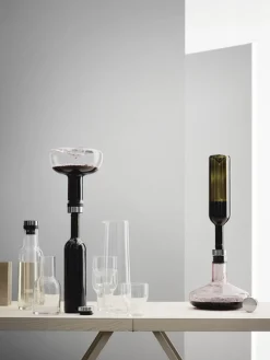 Audo Copenhagen Bar & Vin<Wine Breather, Clear/Steel
