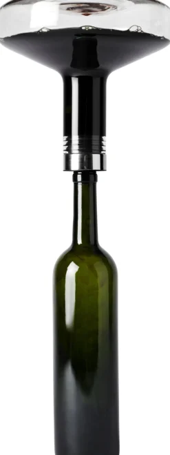 Audo Copenhagen Bar & Vin<Wine Breather, Deluxe, Clear/Steel