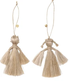 Ferm Living Juletræspynt<Wing Angels - Set of 2 - Natural