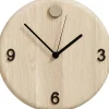 Andersen - Furniture Ure & Vejrstationer<Wood time - Ø 22 cm, Oak