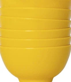 Veark Bageartikler<Yellow Melamine bowls